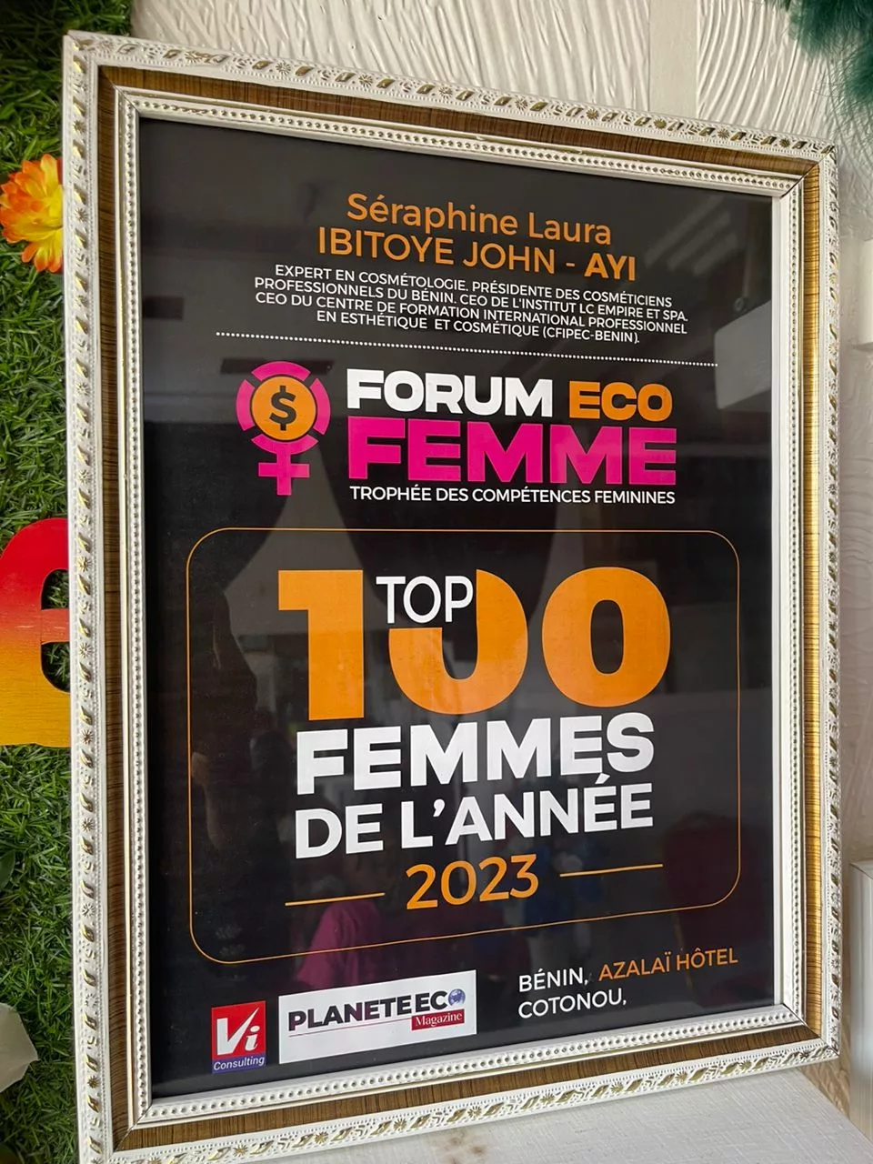 2023 - Forum Eco Femme - Top 100 Femmes de l'année